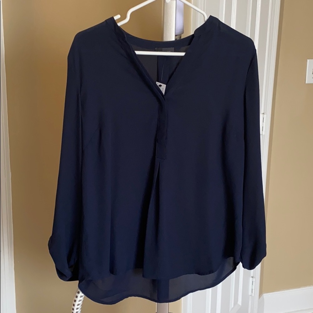 The Limited navy blouse
